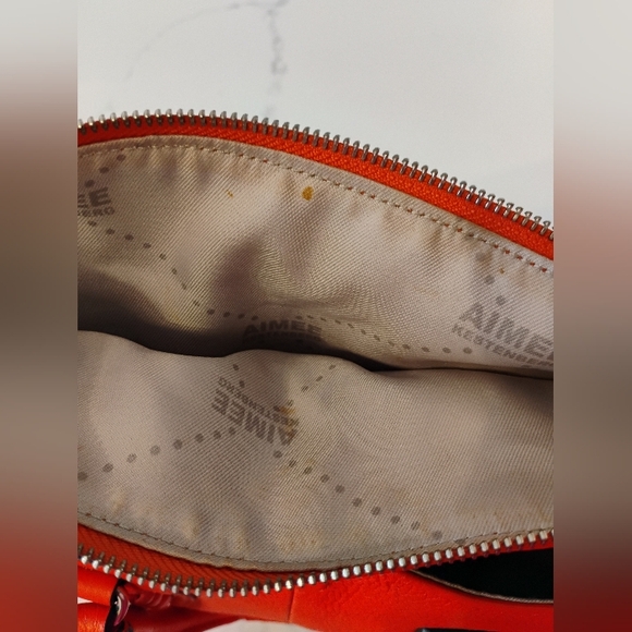 Aimee Kestenberg Leather Satchel - Orange - Picture 11 of 16